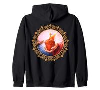 Imagen católica de Consagración al Sagrado Corazón de Jesús Sudadera con Capucha
