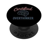 Imagen Cerebro Sobrepensador Certificado PopSockets PopGrip Adhesivo