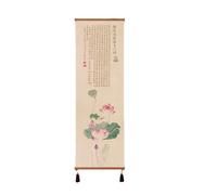 Imagen china de la voluta de la decoración de la pared, Pintura decorativa de estilo chino, estudio las escrituras budistas, pergamino colgante, Sutra del corazón