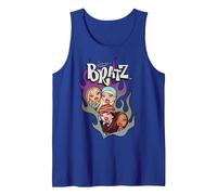 Imagen de ángel con Logo Degradado en Forma de corazón y Fuego de Bratz Group Camiseta sin Mangas, Hombre, Azul Real, M