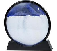 Imagen de arena en movimiento, imagen artística, pintura de arena líquida dinámica, decoración de escritorio