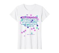 Imagen de Hermandad Camiseta gráfica económica, Mujer, Blanco, S