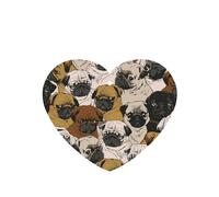 Imagen De Pug Printing - Ambientador de coche de moda, 10 hojas perfumadas para colgar