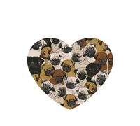 Imagen De Pug Printing - Juego de 10 tarjetas ambientadoras perfumadas para coche, para decoración de coche