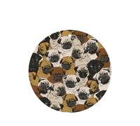 Imagen De Pug Printing - Juego de 10 tarjetas ambientadoras perfumadas para coche, para decoración de coche