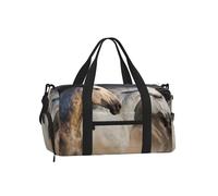 Imagen de un Caballo Salvaje,Bolso Deportivo Bandolera de Mano, Bolsa de Deporte, Bolsa de Viaje de Gran Capacidad para Mujeres y Hombres.