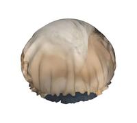 Imagen de un caballo salvaje,Gorro de ducha, gorro de noche, gorro de baño elástico impermeable de doble capa, reutilizable para el cabello.