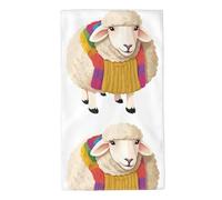 Imagen De Una Oveja Tejiendo Toalla De Baño Absorbente Toallas De Mano Suaves Toalla De Cara para Hotel Mujer Exteriores 40X70Cm