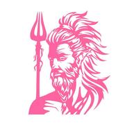 Imagen del dios griego Ares. Imagen del dios griego Ares. Calcomanías de vinilo para murales y paredes 40x50.8cm Incluye kit de película de transferencia Rosa