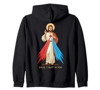 Imagen del Domingo de la Divina Misericordia Jesús Católica Sudadera con Capucha