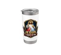 Imagen del Domingo de la Divina Misericordia Jesús Confío en Ti Católica Vaso térmico de acero inoxidable de doble pared