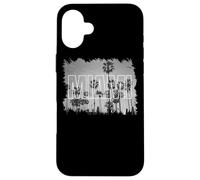 Imagen Vintage en Blanco y Negro de Miami Carcasa para iPhone 16 Plus