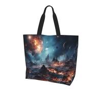 Imágenes De Galaxias Gigantes Bolso De Hombro Impermeable Bolsa De Compra Moda Bolsas De Compra Para Trabajo Viajes Almacenar