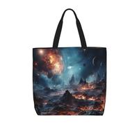 Imágenes De Galaxias Gigantes Bolso De Hombro Versátil Bolsa Hombro Portátil Tote Shopper Para Shopping Almacenar Trabajo
