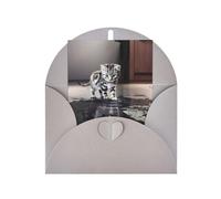 Imágenes de gato con impresión vertical de tigre grande, papel en blanco, saludo de día festivo Thankful For You (tarjeta de cumpleaños pensando en ti)