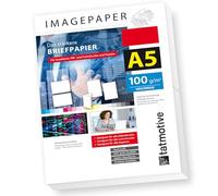 Imagepaper - Papel de carta, 100 g/m², DIN A5, 500 hojas, color blanco