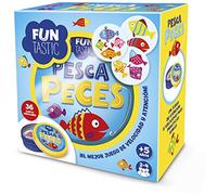 Imagiland, Funtastic Juego de Cartas Redondas 'Pesca Peces' (atención y Velocidad para Practicar sumas)