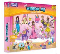 Imagimake Window Art - Kit de atrapasueños de princesa y unicornio, sin desorden