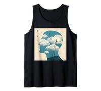 Imagina más Nube Mente Único Cielo Surrealista Camiseta sin Mangas