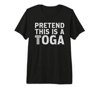 Imagina Que Este es un Disfraz de Fiesta Griega Toga Camiseta Premium