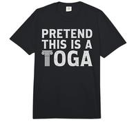 Imagina Que Este es un Disfraz de Fiesta Griega Toga Comfort Colors Adult Heavyweight T-Shirt