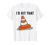 Imagina Que Soy un Cono de tráfico, golpearía Ese Juego de Palabras de Cono de tráfico Camiseta