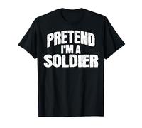 Imagina Que Soy un Disfraz Divertido de Soldado para Camiseta