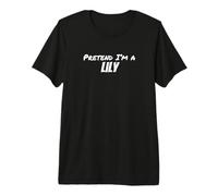 Imagina Que Soy un Lily Lazy Fiesta de Disfraces de Halloween Camiseta Premium