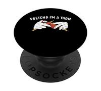Imagina Que Soy un Tejido de Lana PopSockets PopGrip Adhesivo