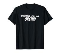 Imagina Que Soy una orquídea Perezosa Fiesta de Disfraces de Halloween Camiseta