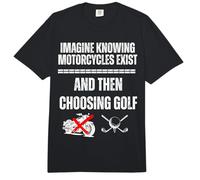 Imagina Saber Que existen Motocicletas y Luego Elegir Golf Comfort Colors Adult Heavyweight T-Shirt