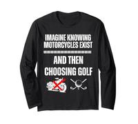 Imagina Saber Que existen Motocicletas y Luego Elegir Golf Manga Larga