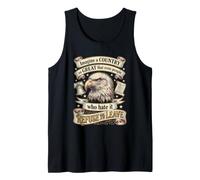 Imagina un país Tan Grande con la Bandera patriótica de los Estados Unidos Camiseta sin Mangas