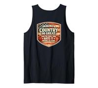 Imagina un país Tan Grande Patriótico Americano Patriota de Estados Unidos Camiseta sin Mangas