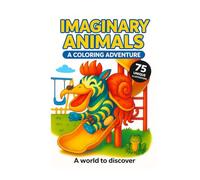 Imaginary Animals - A Magical World to Color: 75 fun, strange, and unique creatures to spark children’s creativity (Playful animals)