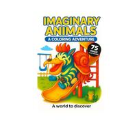 Imaginary Animals - A Magical World to Color: 75 fun, strange, and unique creatures to spark children’s creativity (Playful animals)