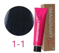 Imaginary Colors - Tinte Permanente Color Ceniza 1-1 Negro Azul 100 ml