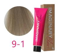 Imaginary Colors - Tinte Permanente Color Ceniza 9-1 Rubio Muy Claro 100 ml