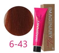 Imaginary Colors - Tinte Permanente Color Cobrizo 6-43 Rubio Oscuro Dorado 100 ml