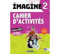 Imagine 2 Niveau A2 Méthode de français: Livre élève + Livre numérique inclus