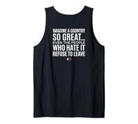 Imagine A Country So Great (Art ON Back) Camiseta sin Mangas