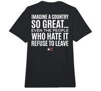 Imagine A Country So Great (Art ON Back) Comfort Colors Adult Heavyweight T-Shirt