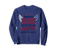 Imagine A Country So Great Patriotic Hombres Mujeres Familia Sudadera