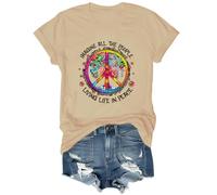 Imagine All The People Living Life in Peace - Camiseta Imagine All The People Living Life in Peace, para mujeres y hombres, caqui, XL