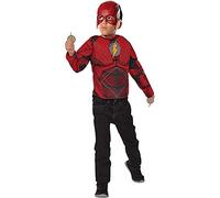Imagine by Rubie's - Disfraz infantil de la Liga de la Justicia de lujo The Flash Flip 'N Reveal de la Liga de la Justicia para niños, talla pequeña