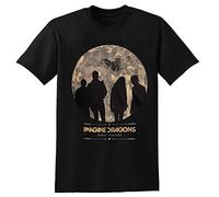 Imagine Dragons Night Visions - Camiseta unisex con estampado gráfico, Negro , M