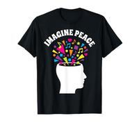Imagine Peace Colorful Mind Explosion Camiseta
