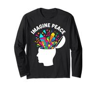 Imagine Peace Colorful Mind Explosion Manga Larga