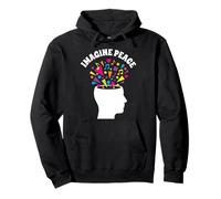 Imagine Peace Colorful Mind Explosion Sudadera con Capucha