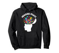 Imagine Peace Colorful Mind Explosion Sudadera con Capucha